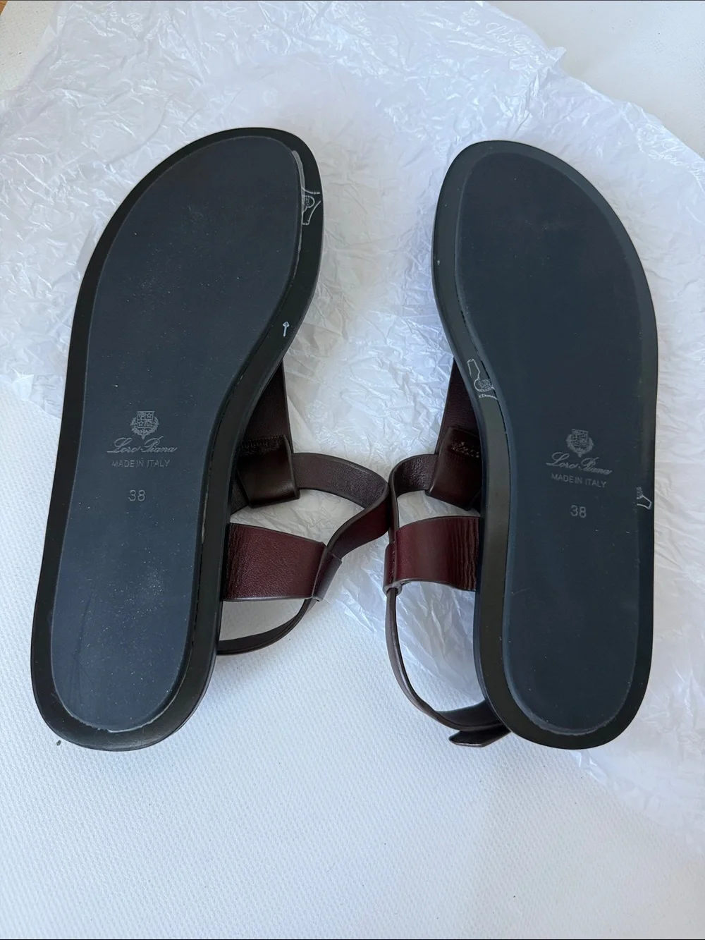 Loro Piana T-Strap Sandals for Women